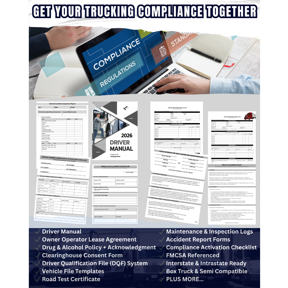 Trucking Company Compliance Form Bundle