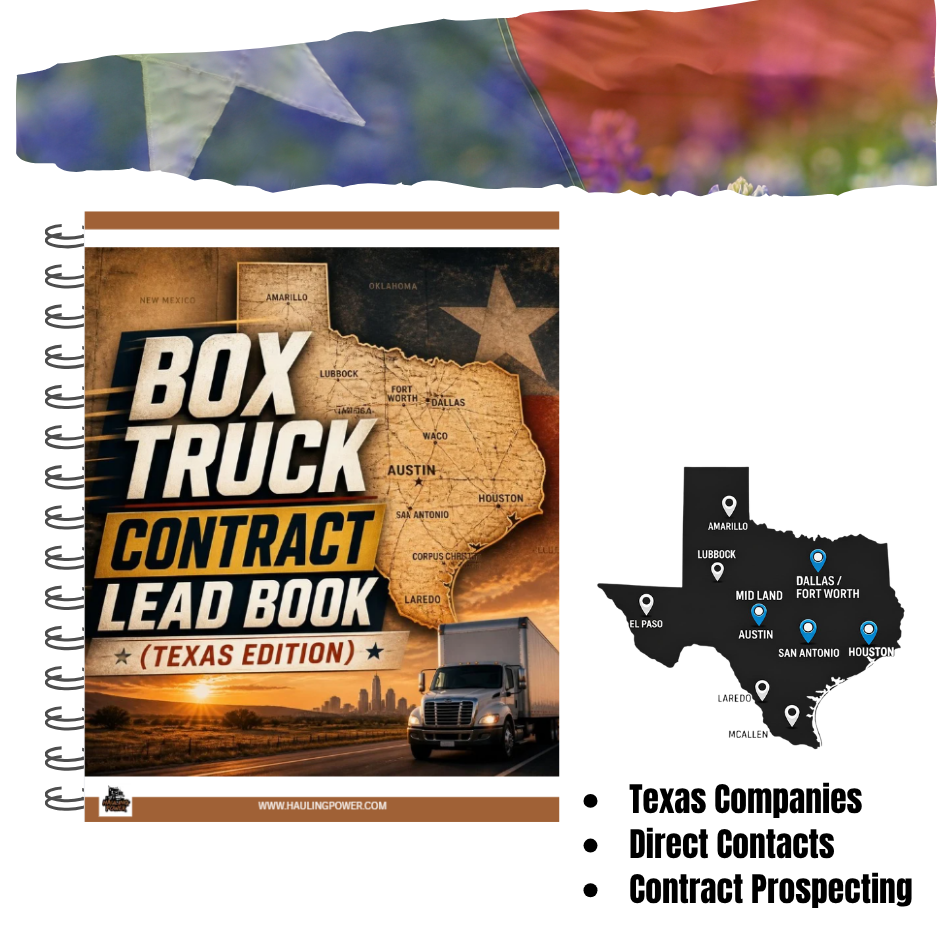 Texas Box Truck Contract Leads
